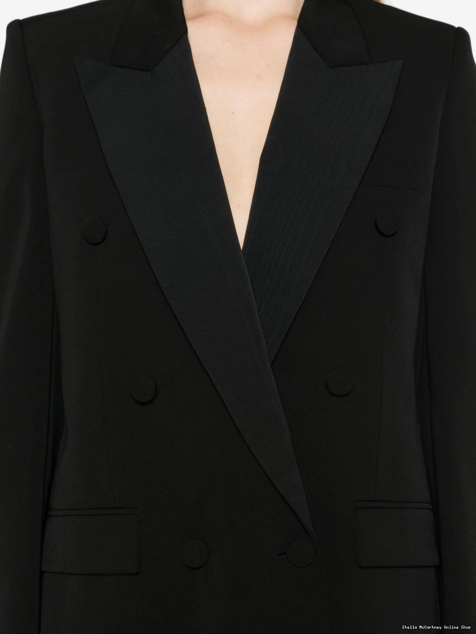Cheap blazer double-breasted twill Women McCartney Stella 0408